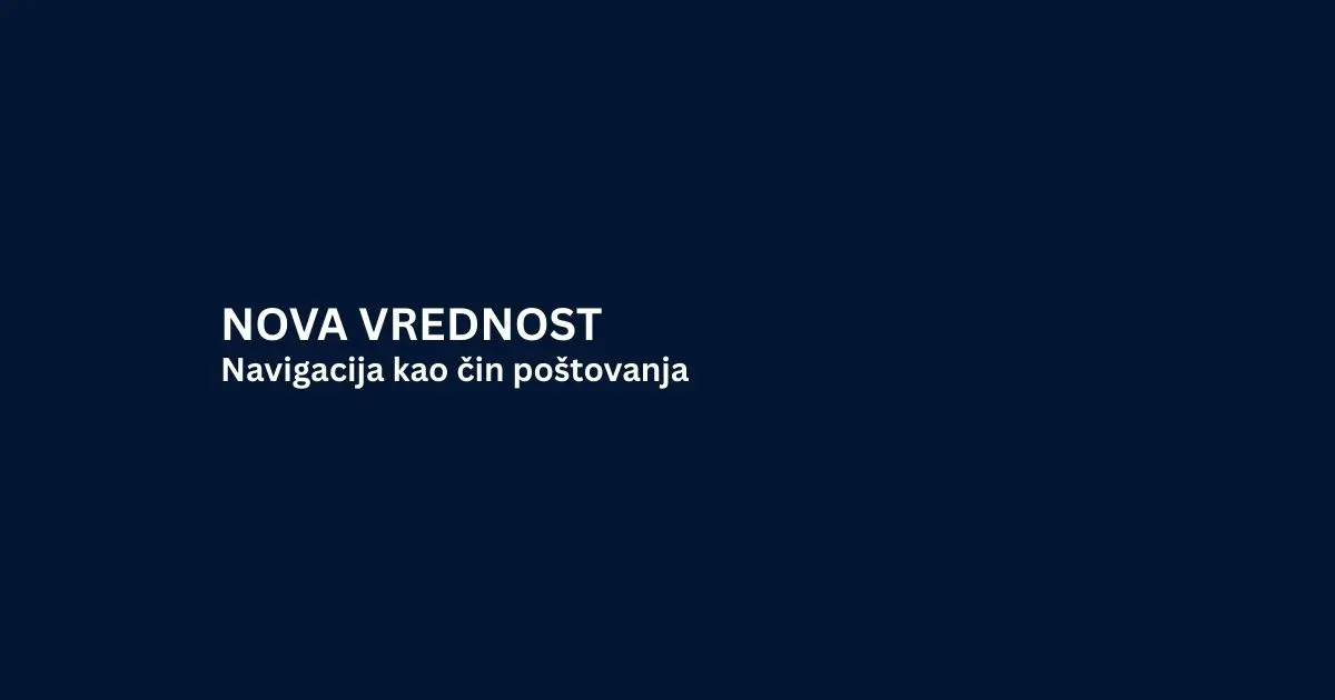 Navigacija kao čin poštovanja