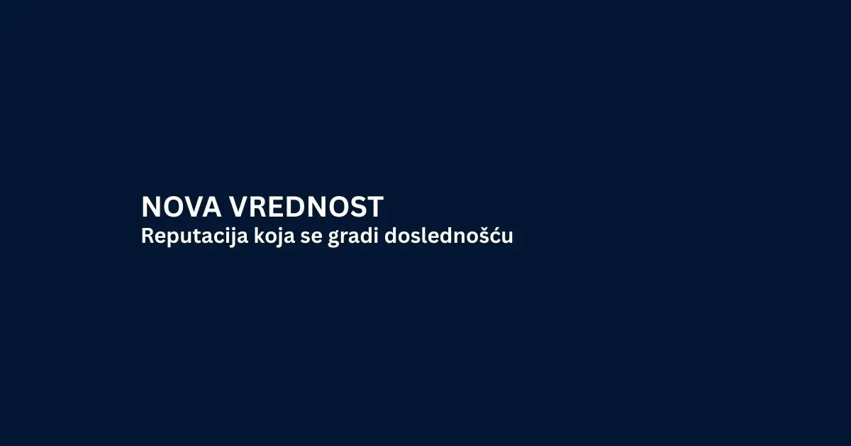 Reputacija koja se gradi doslednošću
